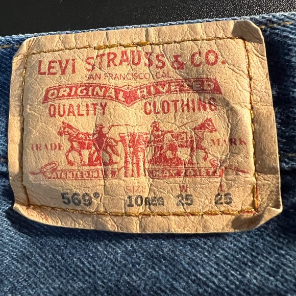 Levi's Boys Loose Straight 569 Jeans Size 10 Regular - Picture 6 of 7